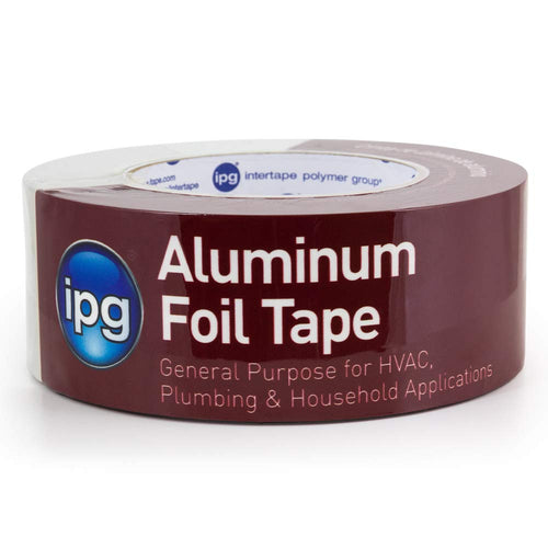 IPG Aluminum Foil Tape, 2" x 50 yd, Silver (Single Roll)