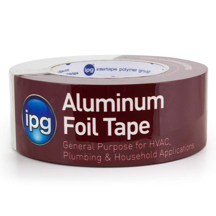 IPG Aluminum Foil Tape, 2" x 50 yd, Silver (Single Roll)