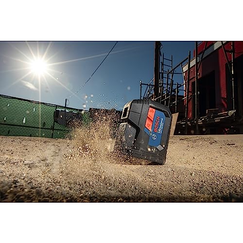 BOSCH 125ft Green 3-Point Self-Leveling Laser with VisiMax Technology