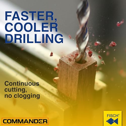 Fisch Pen Maker Drill Bit (13/32" x 150mm / 6") – Parabolic Flute for Wood Turning & Pen Blanks – Clean Entry, Fast Drilling, M2 HSS Steel – FSN-322627