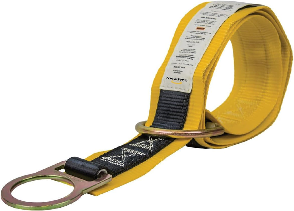 Guardian Fall Protection 10787 Premium 6-Foot Cross-Arm Straps with Large and Small D-Rings 6 ft