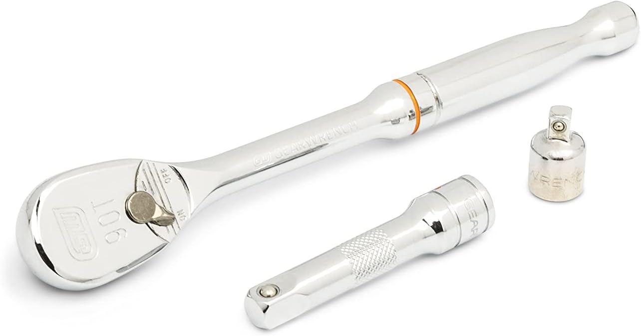 GEARWRENCH 86525 31 Piece Bolt Biter Ratchet Socket Set MM/SAE with EVA Foam Tray