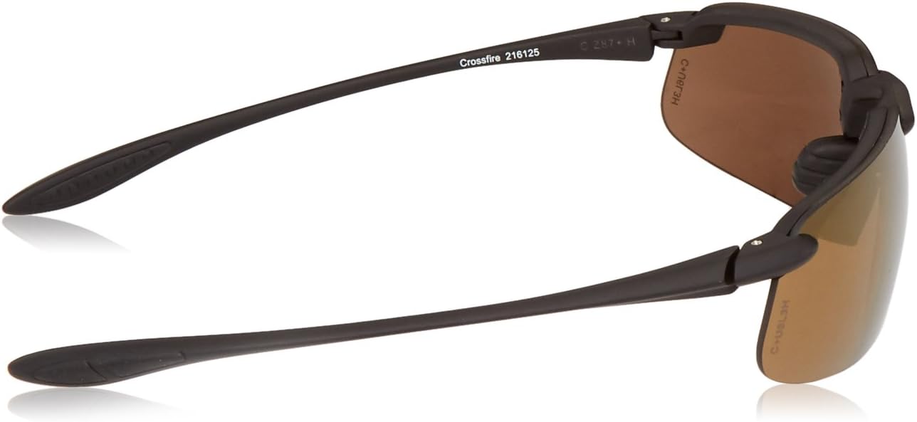 Radians Crossfire Safety Glasses Bronze 2.5 Diopter