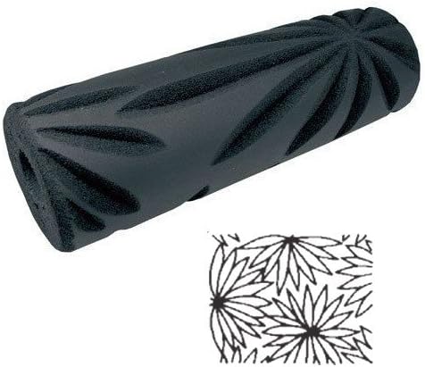 Kraft Tool DW180 Decorative Texture Roller, Crow's Foot
