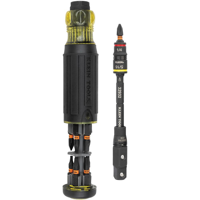 Klein Tools 32516HD KNECT 16-in-1 Impact Rated Hybrid Screwdriver / Nut Driver