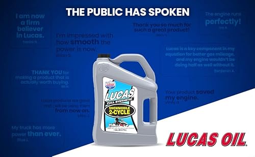 Lucas Oil 10847 Snowmobile Oil - 1 Gallon