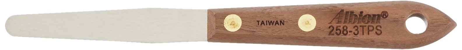 Albion Engineering Company 258-3TPS Classic Spatula, 3/8″ Wide Tapered x 3″ Long Blade
