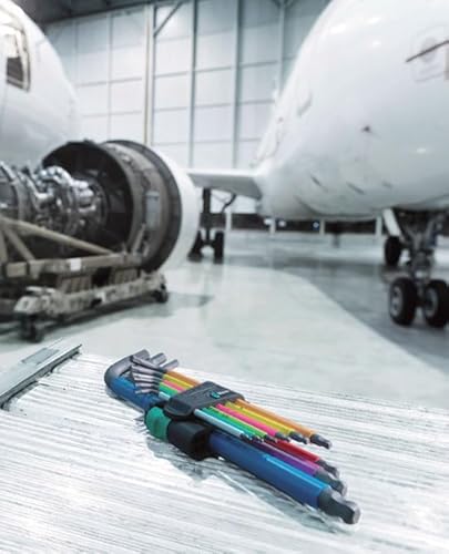 950 SPKL/9 SM HF Multicolour L-key set metric BlackLaser