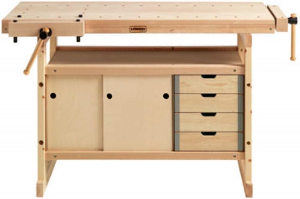 Sjobergs SJO-33374 Nordic Plus Storage Cabinet 0042 for Sjobergs Noric Plus 1450 and Hobby Plus 1340 Workbenches