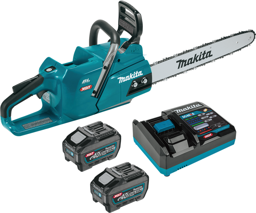 Makita (GCU04T) 40V MAX XGT Brushless Cordless 18 In. Chain Saw Kit