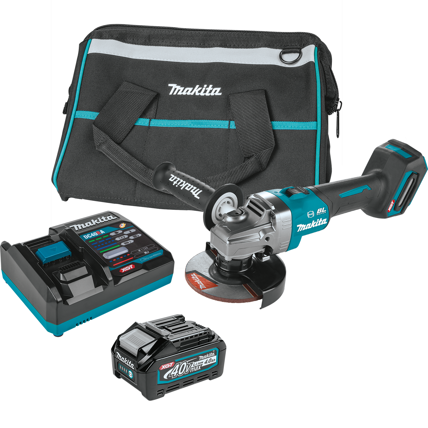 Makita GAG01M1 40V Max XGT Brushless Cordless 4‑1/2” / 5
