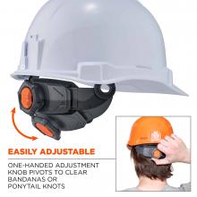 Ergodyne 60144 Skullerz 8972 Premium Cap-Style Hard Hat with Adjustable Venting - Type 1, Class C