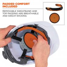 Ergodyne 60144 Skullerz 8972 Premium Cap-Style Hard Hat with Adjustable Venting - Type 1, Class C