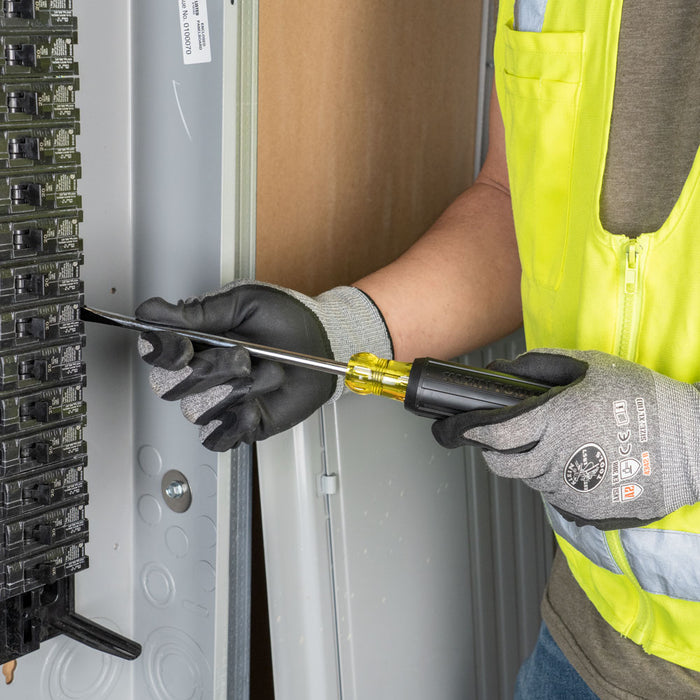 Klein Tools 6027DD 5/16-Inch Keystone Demolition Driver, 7-Inch Round Shank