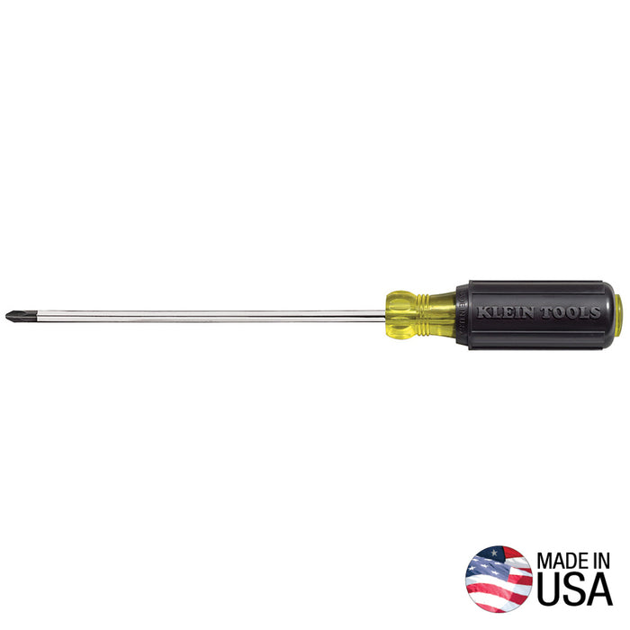 Klein Tools 603-7 #2 Phillips Screwdriver, 7-Inch Round Shank
