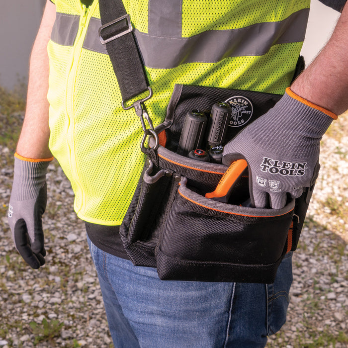 Klein Tools 60588 Knit Dipped Gloves, Cut Level A4, Touchscreen, Medium, 2-Pair