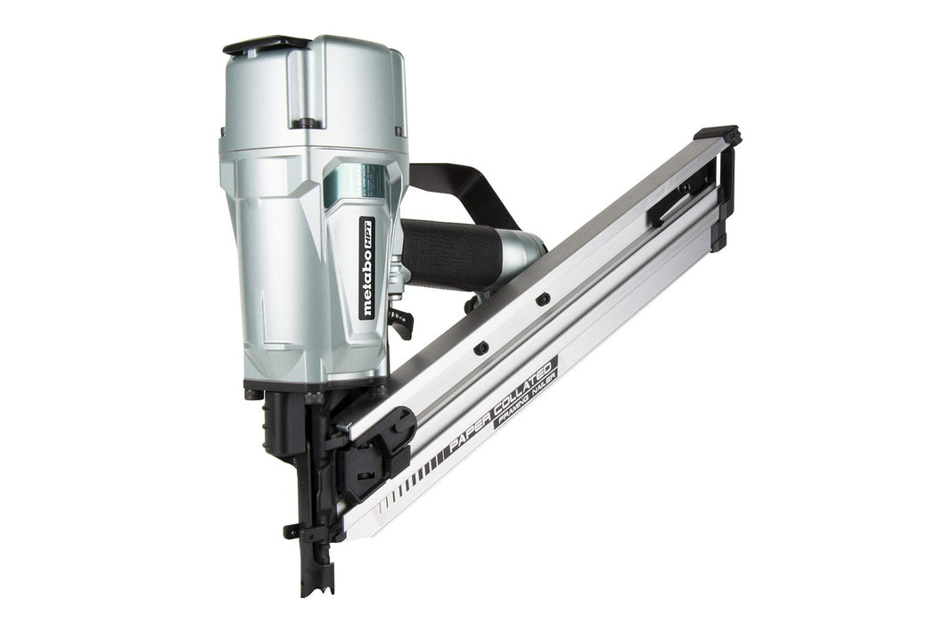 Metabo HPT Framing Nailer, Pneumatic, Accepts 30 Degree Paper Strip Collated Clipped Head Nails and 30 Degree Paper Strip Collated Offset Round Head Nails, 2-Inch to 3-1/4-Inch (NR83AA5)