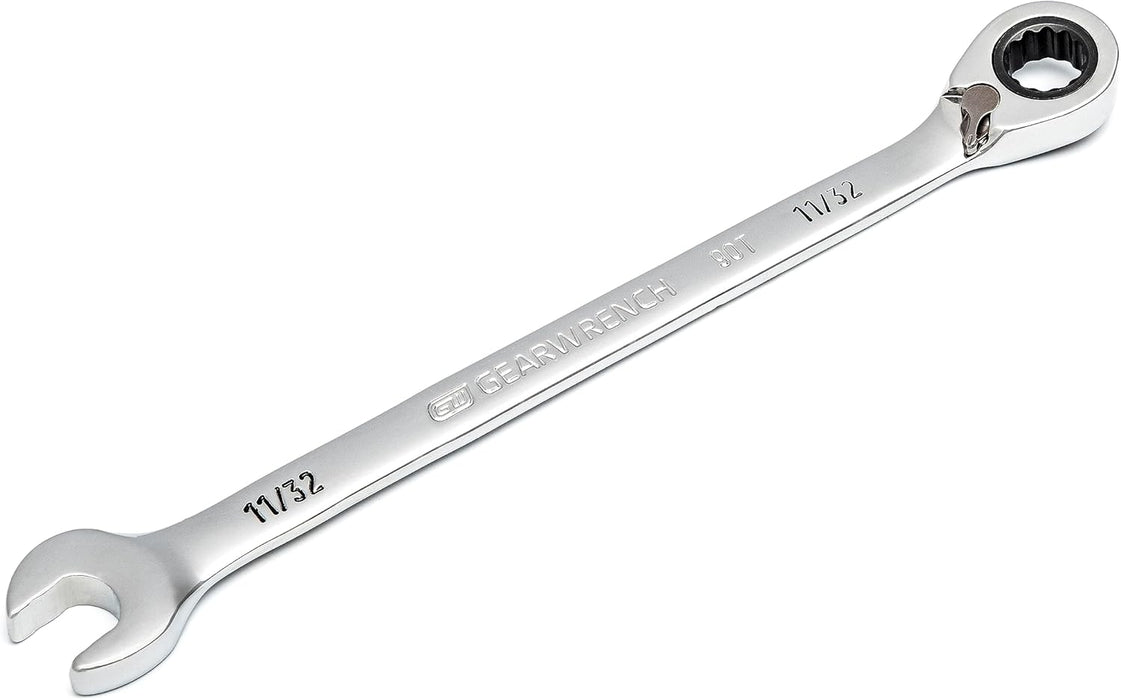 GEARWRENCH 90T 11/32" Reversible Ratcheting Combination Wrench - 86642