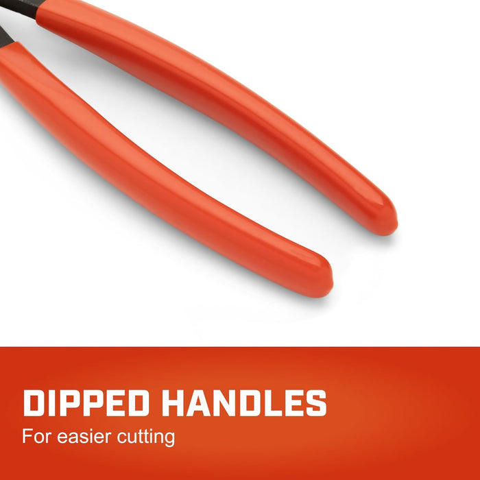 Crescent 729CVN 9-1/4" Dipped Handle End Cutting Nipper Pliers