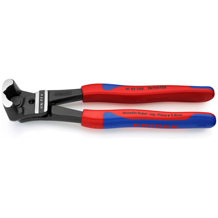 KNIPEX 8" High Leverage Bolt End Cutting Nippers