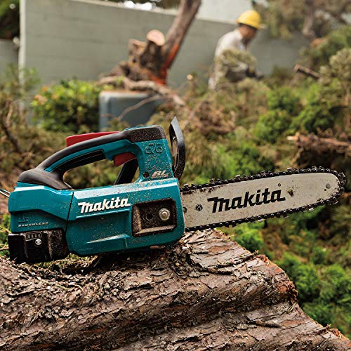 Makita XCU10SM1 18V LXT Lithium‑Ion Brushless Cordless 12" Top Handle Chain Saw Kit (4.0 Ah)