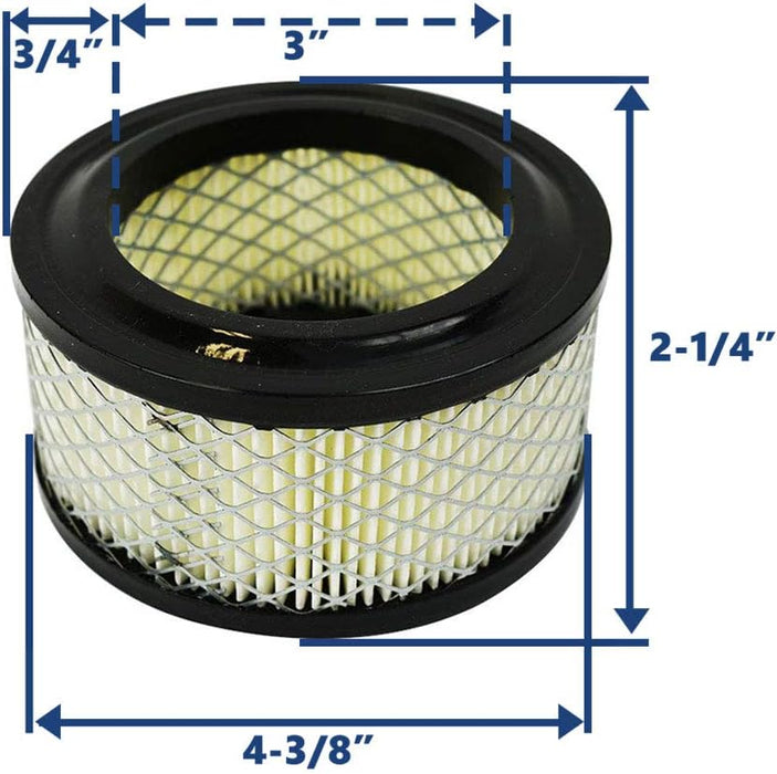 Interstate Pneumatics SA16F Air Intake Filter Element for Compressors Replaces Ingersoll Rand 32170979