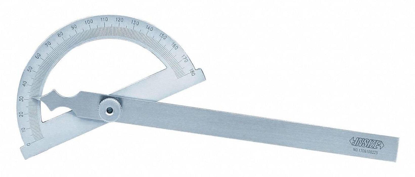 INSIZE 4799-180 Protractor, 0-180 Degree, 3.1" x 4.7"