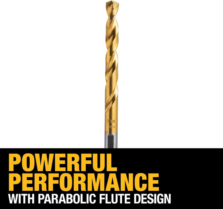 Dewalt DW1324 3/8-Inch Titanium Nitride Split Point Twist Drill Bit