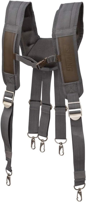 Estwing 94758 Cooling Mesh Padded Tool Belt Suspenders, Durable, Steel Hardware, Chest Strap, Adjustable
