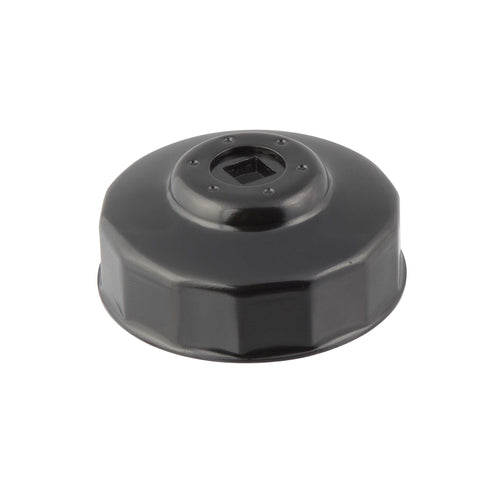 Steelman 06116 Oil Filter Cap Wrench 73mm x 14 Flute, Low-Profile Design for Confined Space, Durable Chrome Vanadium Steel