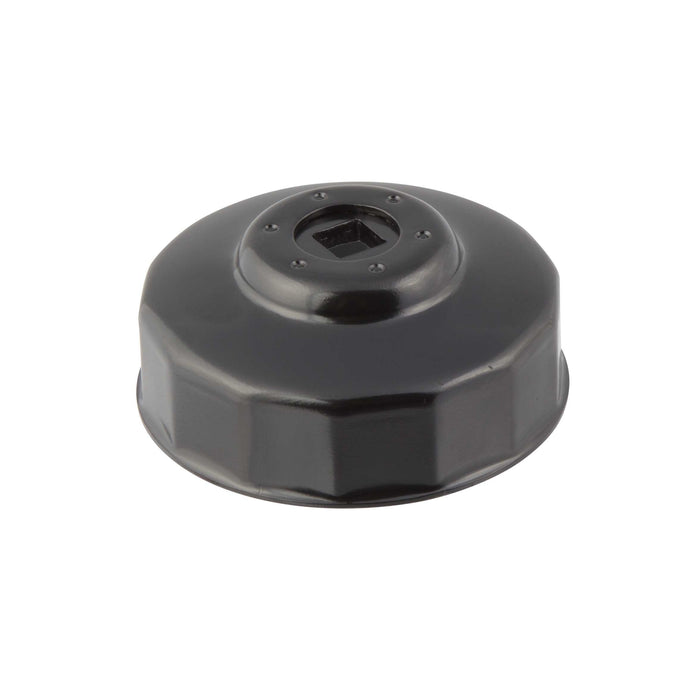Steelman 06116 Oil Filter Cap Wrench 73mm x 14 Flute, Low-Profile Design for Confined Space, Durable Chrome Vanadium Steel