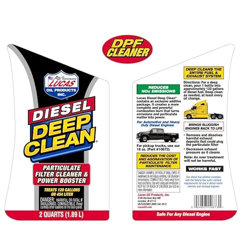 Lucas Oil 10873 Diesel Deep Clean, 64 oz.