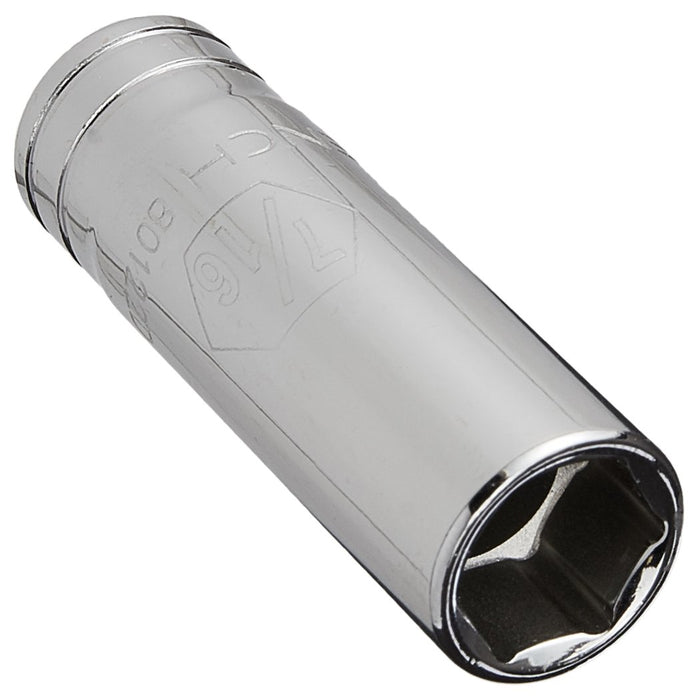GEARWRENCH (80122D) 1/4" Drive 6 Pt. Deep Socket, 7/16"