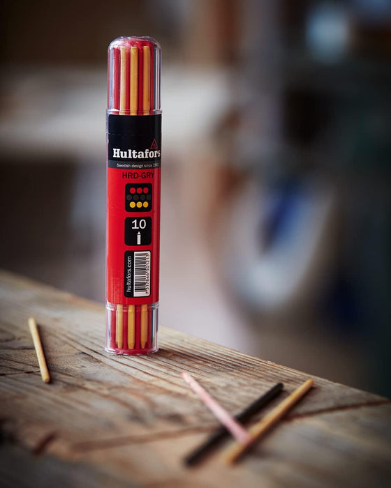 Hultafors Tools 650120U Dry Marker Refills HRD GRY, Red, Graphite, Yellow
