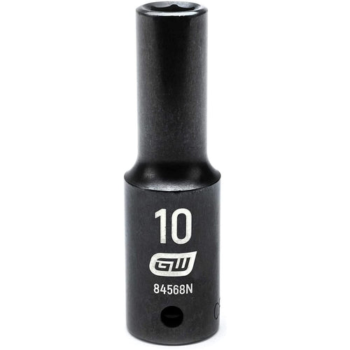 GEARWRENCH (84568N) 1/2" Drive Deep Impact Metric Socket 10mm, 6 Point