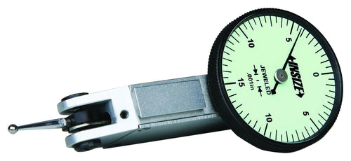 INSIZE 2381-301 Dial Test Indicator, Graduation 0.0001", 0.008"