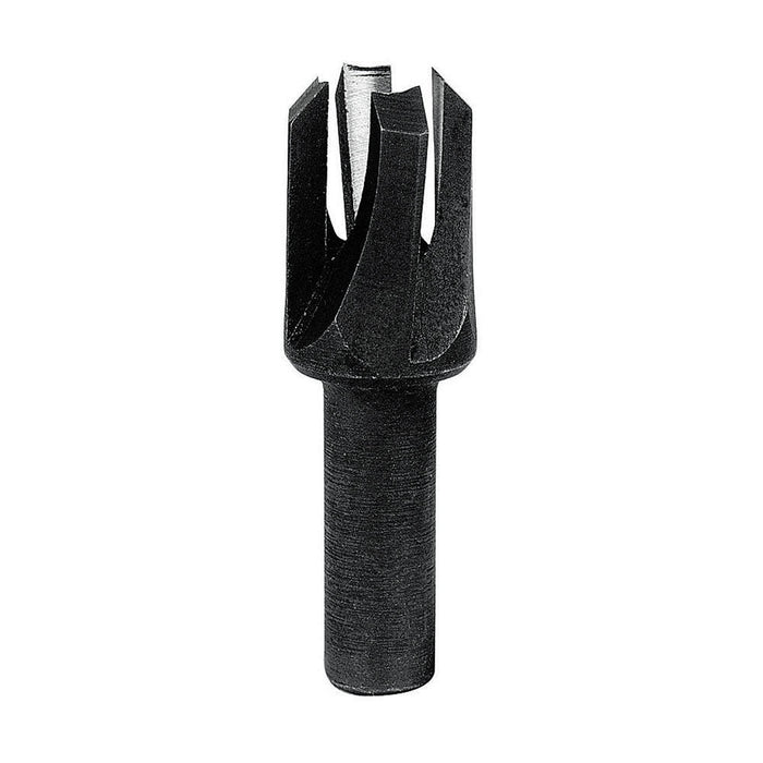 Fisch Tapered Plug Cutter (1") - Plug Cutter Drill Bit with Four Flute Design Ensures a Tight Plug - For Use with Both Soft and Hard Woods - Crafted from Tool Steel - FSE-095910 - Made in Austria