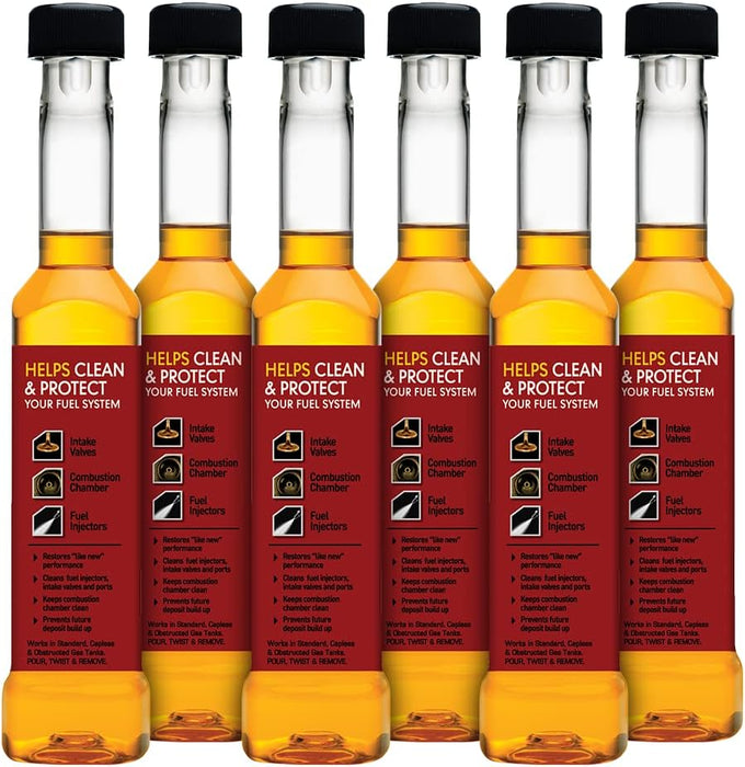 Gumout 510013W-6PK Fuel System Cleaner, High Mileage Fuel Injector Cleaner (Pack of 6)