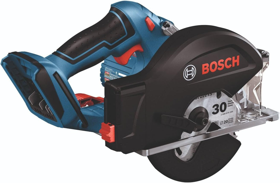 BOSCH GKM18V-20N 18V 5-3/8 Inch Metal-Cutting Circular Saw, LED Light, Hanging Hook (Bare Tool)