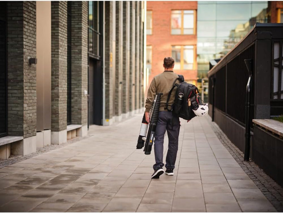 W.steps 72241-785 Prime 13.5 FT, Telescopic Extension Ladder, ANSI Type 1A Certified, incl. stabilizers