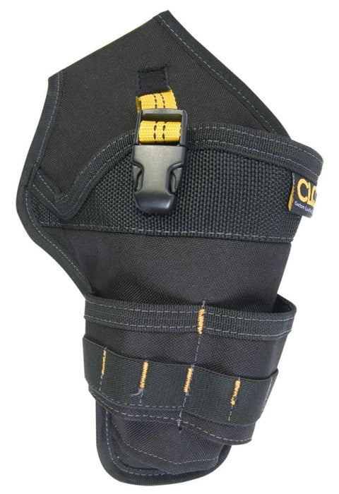 Custom Leathercraft 5023 Deluxe Cordless Poly Drill Holster, Black (Pack of 1)