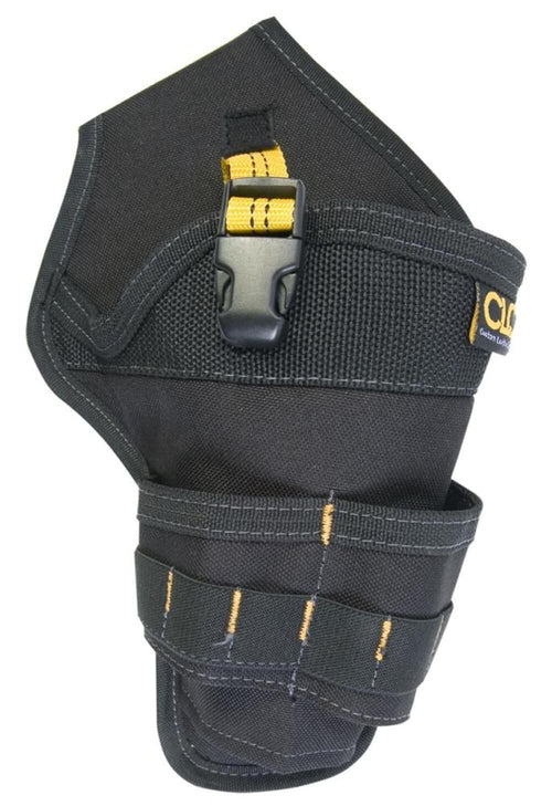 Custom Leathercraft 5023 Deluxe Cordless Poly Drill Holster, Black (Pack of 1)