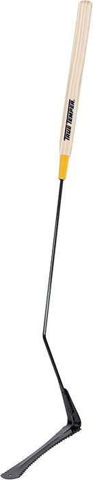 True Temper 2942600 Grass Whip with Double-Edged Serrated Steel Blade and 22 in. Hardwood Handle Grass Whip with Hardwood Handle
