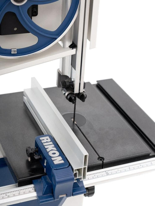 Rikon 10‑3062S 10″ Deluxe Bandsaw with Stand Model – ½HP, Two-Speed, 5″ Resaw Height × 9‑5/8″ Throat, Cast-Iron Table, Tool-Less Blade Guides, Includes Blade & Stand