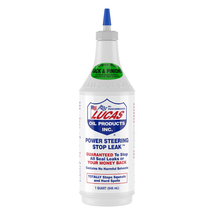 Lucas Oil 10011 Power Steering Stop Leak, 1 Quart (Pack of 12)