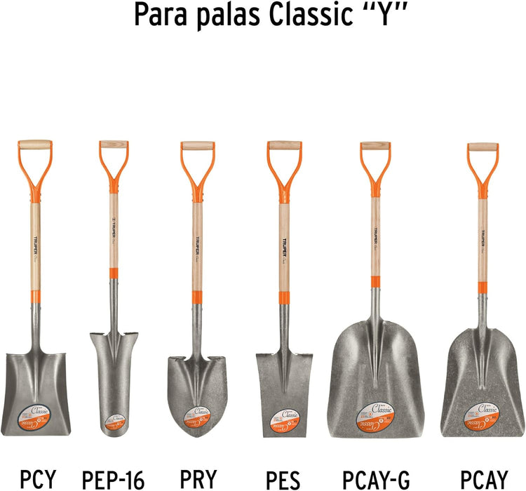 Truper MG-PY Replacement Handles for Long D-Handle Shovels 28" (71cm)