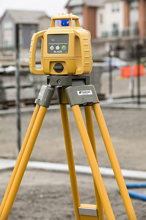 Topcon RL-H5B Self Leveling Horizontal Rotary Laser with Field Book, LS-80 Receiver, Detector Holder & Case, IP66 Rating for Drop, Dust, and Water Resistance, 1300ft (400m) Construction Laser Level
