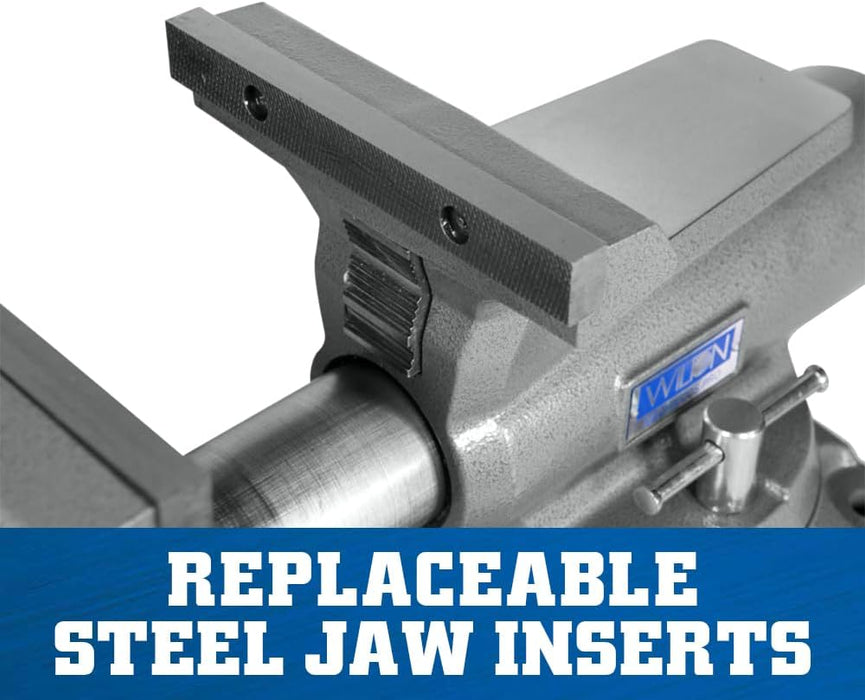 Wilton Mechanics Pro Bench Vise, 8" Jaw Width, 8-1/2" Jaw Opening, 4-1/2" Throat (Model 880M)