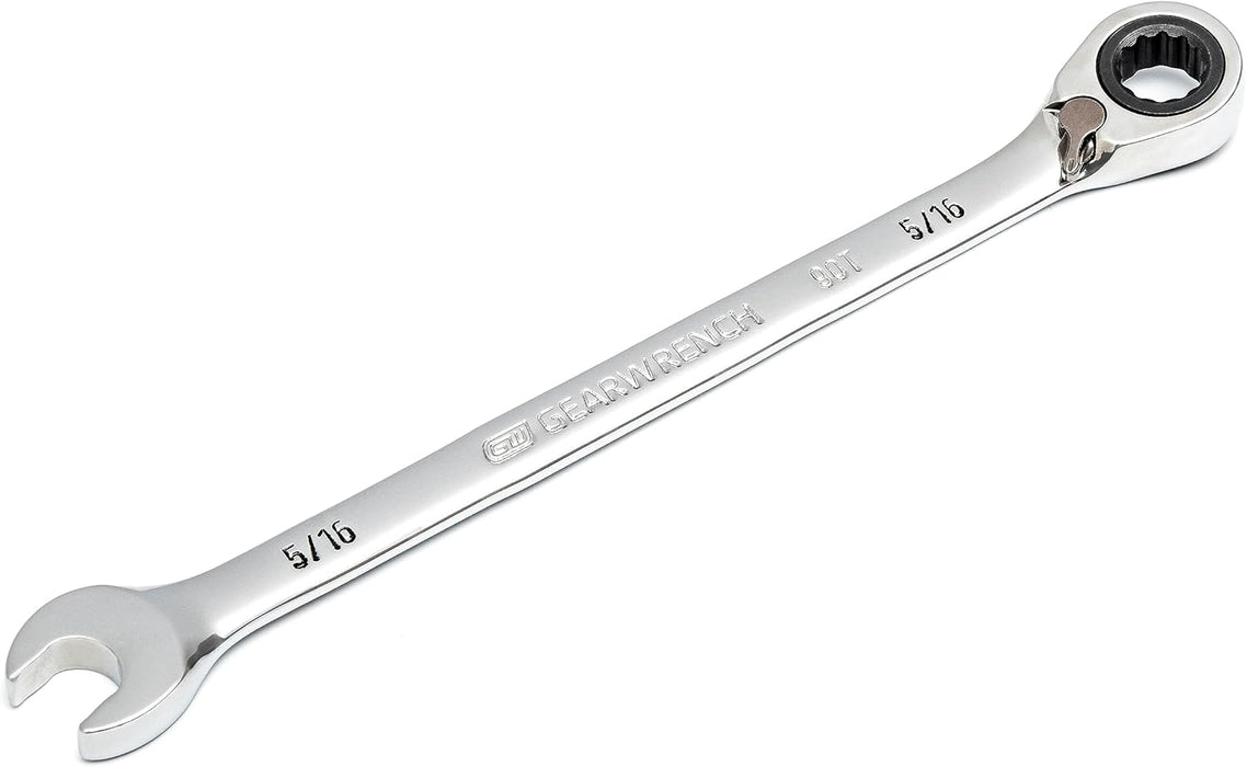 GEARWRENCH (86641) 90T 5/16" Reversible Ratcheting Combination Wrench
