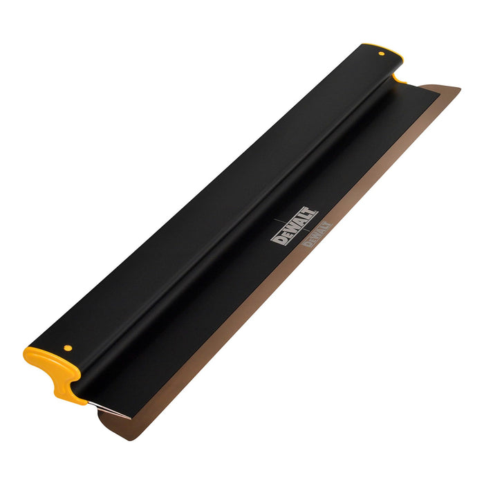 DeWalt Drywall Skimming Blade, 32-Inches | Pro-Grade | Extruded Aluminum & European Stainless-Steel Construction | High-Impact End Caps | Sheetrock Gyprock Wall-Board Plasterboard